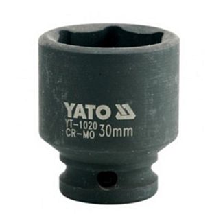 Головка торцевая ударная 6-гранная 30 мм 1/2" 48 мм YATO