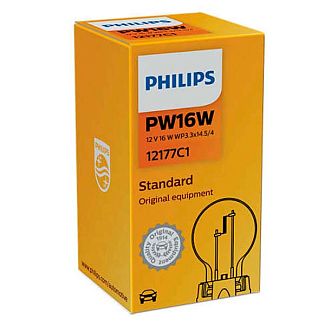 Галогенна лампа WP3.3x14.5/4 16W 12V Vision +30% PHILIPS