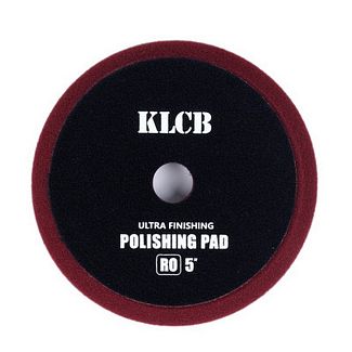Коло для полірування напівтвердий 123мм бордовий RO Polishing pad KLCB