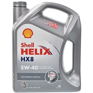 Масло моторное синтетическое 4л 5W-40 Helix HX8 Synthetic SHELL