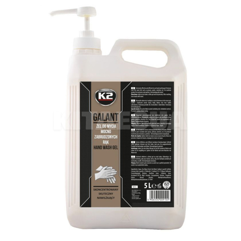 Крем-гель для мытья рук с помпой 5л Pro Galant K2 (W516)