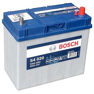Аккумулятор автомобильный 45Ач 330А "+" справа Bosch