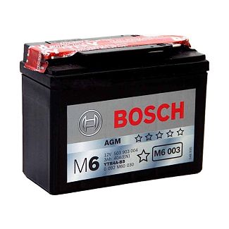 Мото аккумулятор FA 130 3Ач 30А "+" справа Bosch