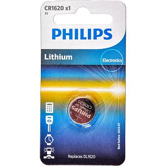 Батарейка дискова літієва 3,0 В CR1620 Minicells Lithium PHILIPS