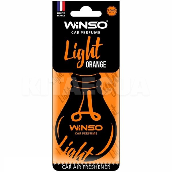 Ароматизатор Light Orange "апельсин" сухой листик Winso (533030)