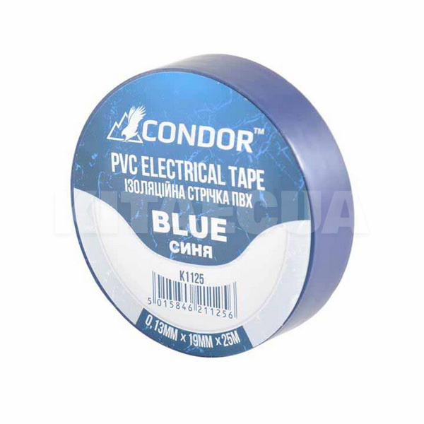 Изолента 30 м х 19 мм синяя CONDOR (K1130)