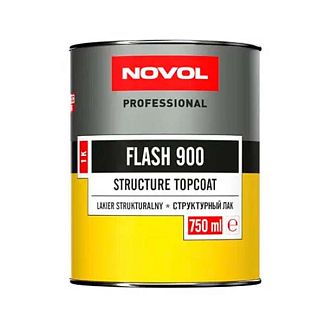 Лак акриловий 0.75л однокомпонентний безбарвний Flash 900 NOVOL