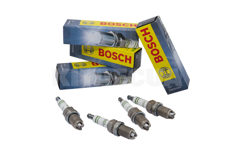 Свечи зажигания комплект (3 контакта) Bosch на Chery CROSSEASTAR (A11-3707110BA) - 6