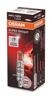 Галогенна лампа H1 100W 12V Super Bright Premium Osram