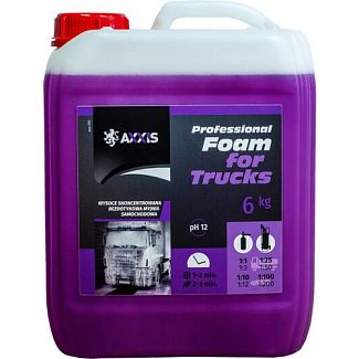 Активная пена Professional Foam for Trucks 5л концентрат щелочная AXXIS