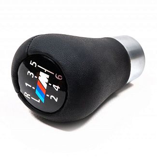 Ручка КПП черная кожзам для BMW 5 E60 2003-2010г 6 ступ ABM