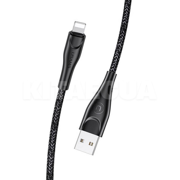 Кабель USB - Lightning 2А U41 1м черный USAMS (SJ391USB01)