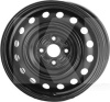 Диск колесный 4x114.3 черный матовый для шины 195/55R15 и 185/60R15 КРКЗ (231.3101015M)