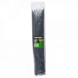 Стяжки чорні пластикові 450 х 4.8 мм 100 шт. Winso