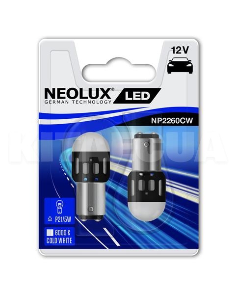 LED лампа для авто BAY15d 1.2W NEOLUX (NE NP2260CW-02B) - 2