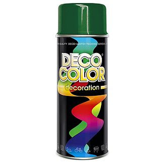 Фарба глянсова 400мл темно-зелена DecoColor