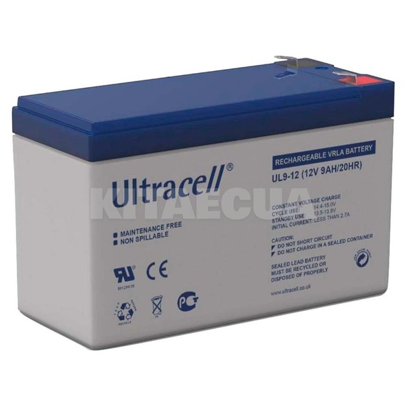 Аккумулятор для ИБП 9Ач 2А ULTRACELL (UL9-12) - 2