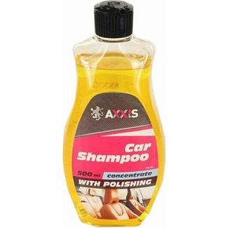 Автошампунь Car Shampoo With Polishing 500мл концентрат с полиролью и воском AXXIS