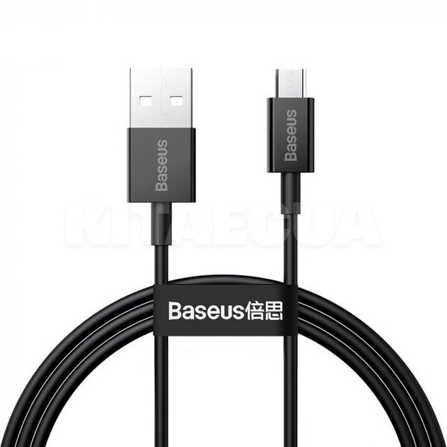 Кабель USB - microUSB 2А 1м черный BASEUS (CAMYS-01)