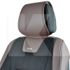 Чохли на сидіння кориньово-чорні з підголівником 3D Montana BELTEX (BX87120)