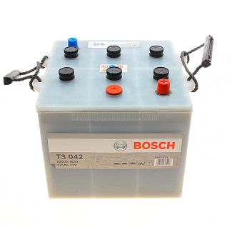 Аккумулятор автомобильный T3 042 125Ач 1000А "+" справа Bosch