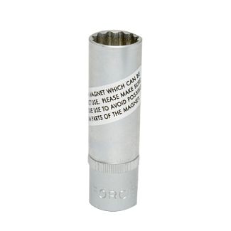 Головка свечная 12-гранная магнитная 16 мм 1/2" 70 мм FORCE