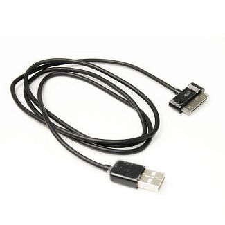 Кабель USB - 30pin (4/4s) 1м черный PowerPlant