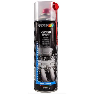 Смазка медная 500мл высоко-температурная (-40°С до +1100°С) Motip Copper Spray MOTIP