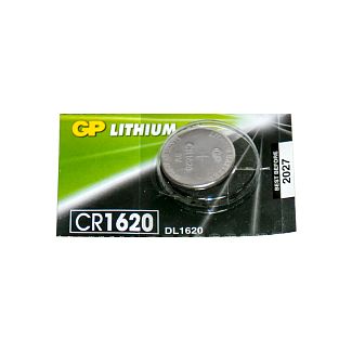 Батарейка дисковая CR1620 3.0В литиевая Lithium Button Cell GP
