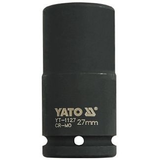Головка торцевая ударная 6-гранная удлиненная 27 мм 3/4" 90 мм YATO