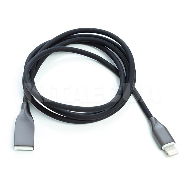 Кабель USB - Lightning 2.4А 1м черный PowerPlant (CA911790) - 3