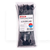 Стяжки черные пластиковые 200 x 2.5 мм 100 шт. CARLIFE (BL2.5x200)
