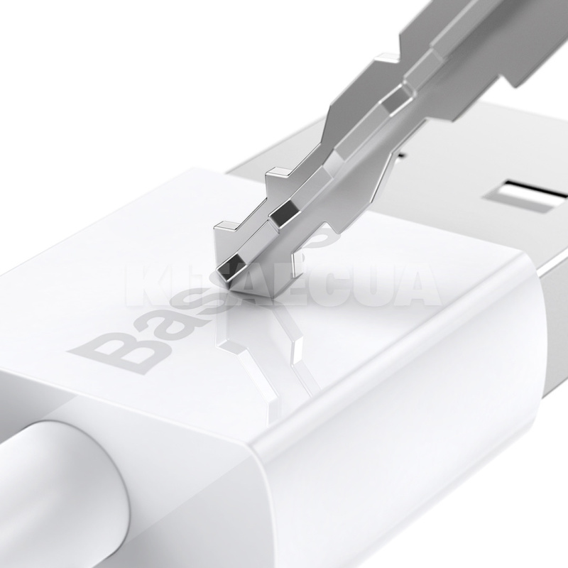Кабель USB - microUSB Superior Series Fast Charging 2А 2м белый BASEUS (CAMYS-A02) - 3